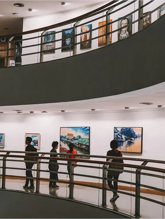 InRealArt exhibition space